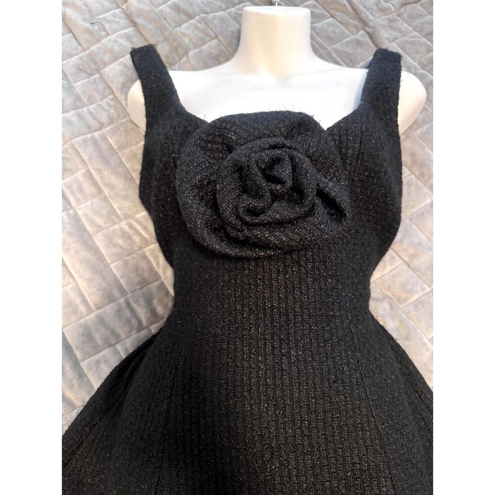 majorelle black rosette top